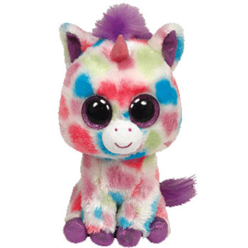 TY Beanie Boos - WISHFUL the Dotted Unicorn (Glitter Eyes) (Medium Size - 9 inch)