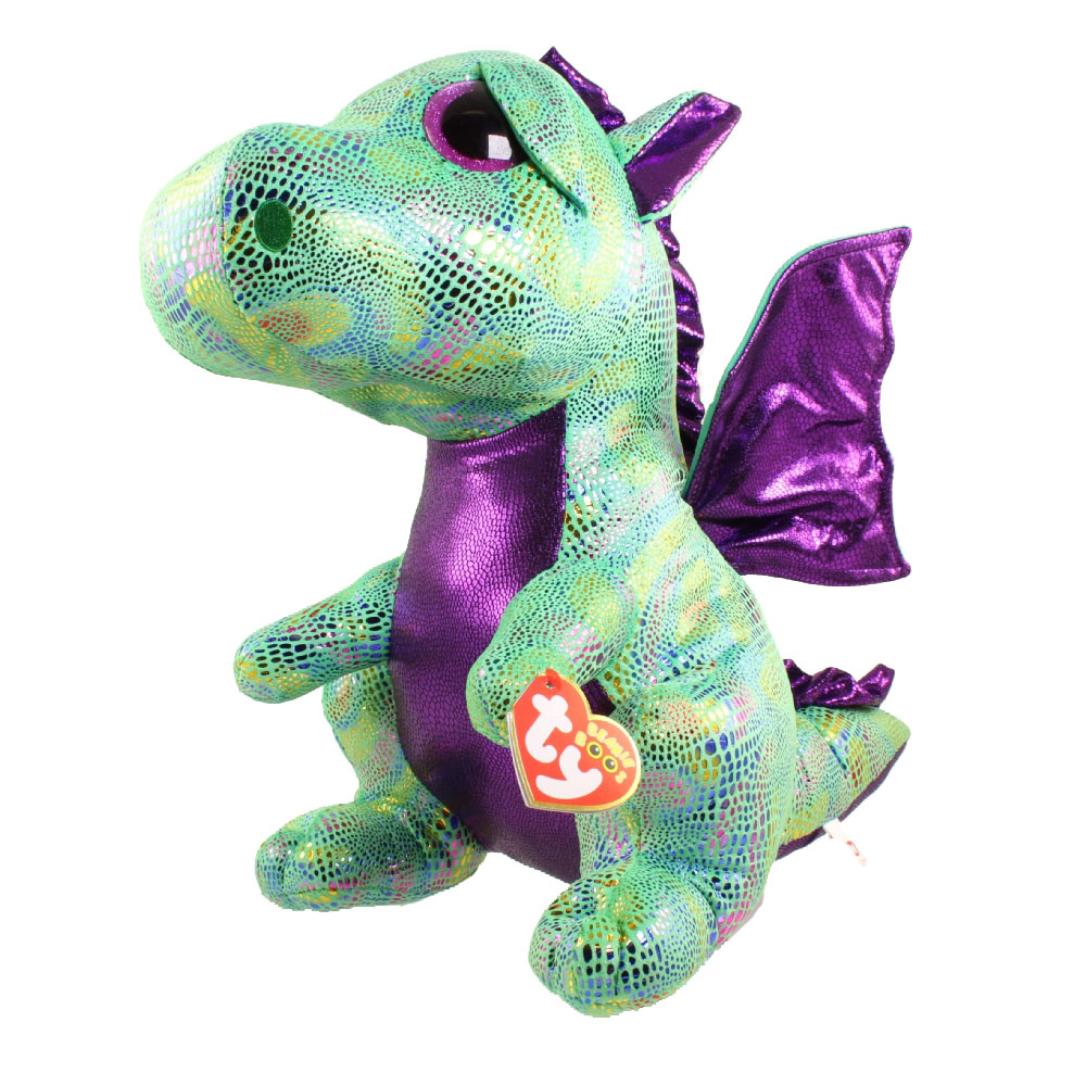 TY Beanie Boos - CINDER the Dragon (LARGE Size - 17 inch)