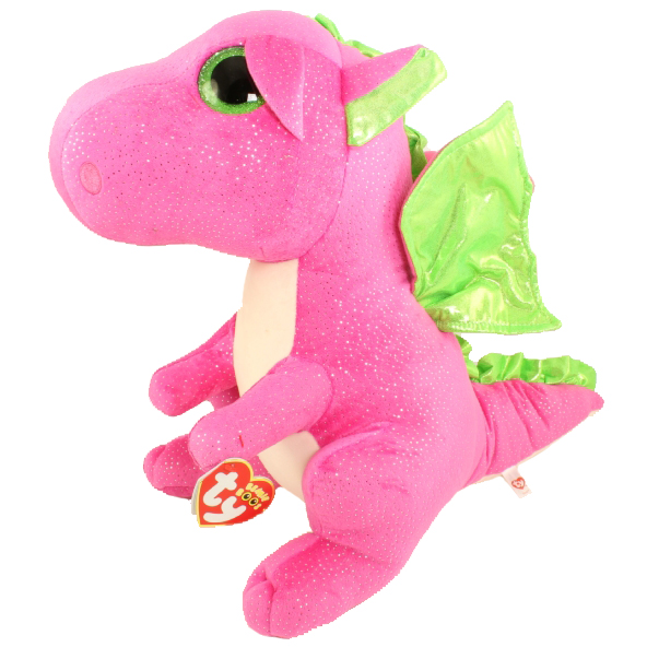 Ty 6" Darla the Pink Dragon Beanie Boos Plush Stuffed Animal New w/ Tags MWMT's