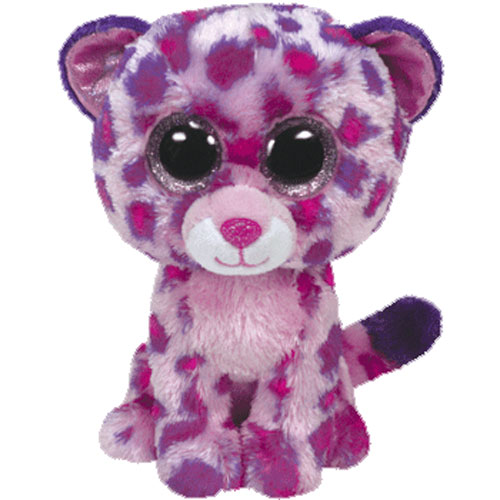 TY Beanie Boos - GLAMOUR the Pink Leopard (LARGE Size - 17 inch)