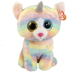 TY Beanie Boos - HEATHER the UniCat (Glitter Eyes)(LARGE Size - 17 inch)