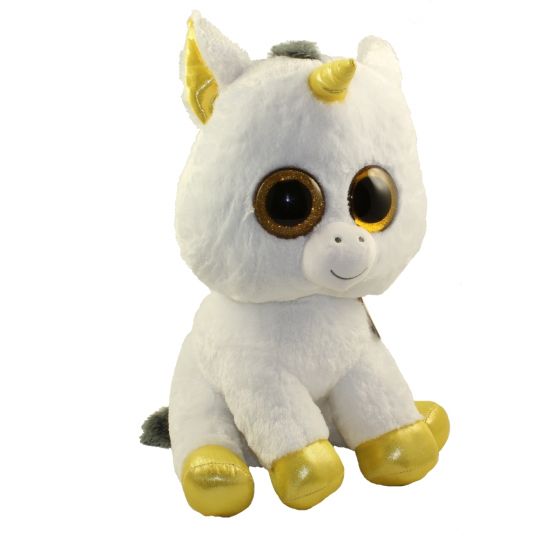 TY Beanie Boos -Wishful Unicorn (Glitter Eyes) Small 6 Plush