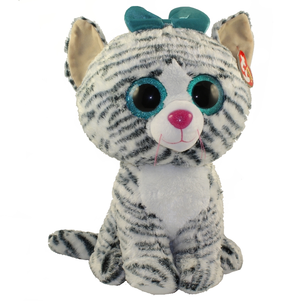 TY Beanie Boos - QUINN the Cat (Glitter Eyes)(LARGE Size - 17 inch) *Limited Exclusive*