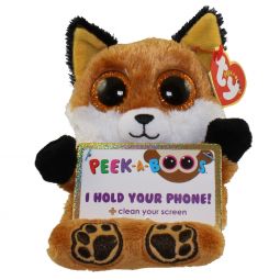 TY Beanie Boos - Peek-A-Boos - SLY the Fox (4 inch - Phone Holder)