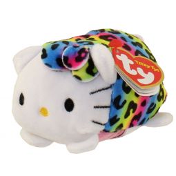 TY Beanie Boos - Teeny Tys Stackable Plush - HELLO KITTY (Rainbow Leopard) (4 inch)