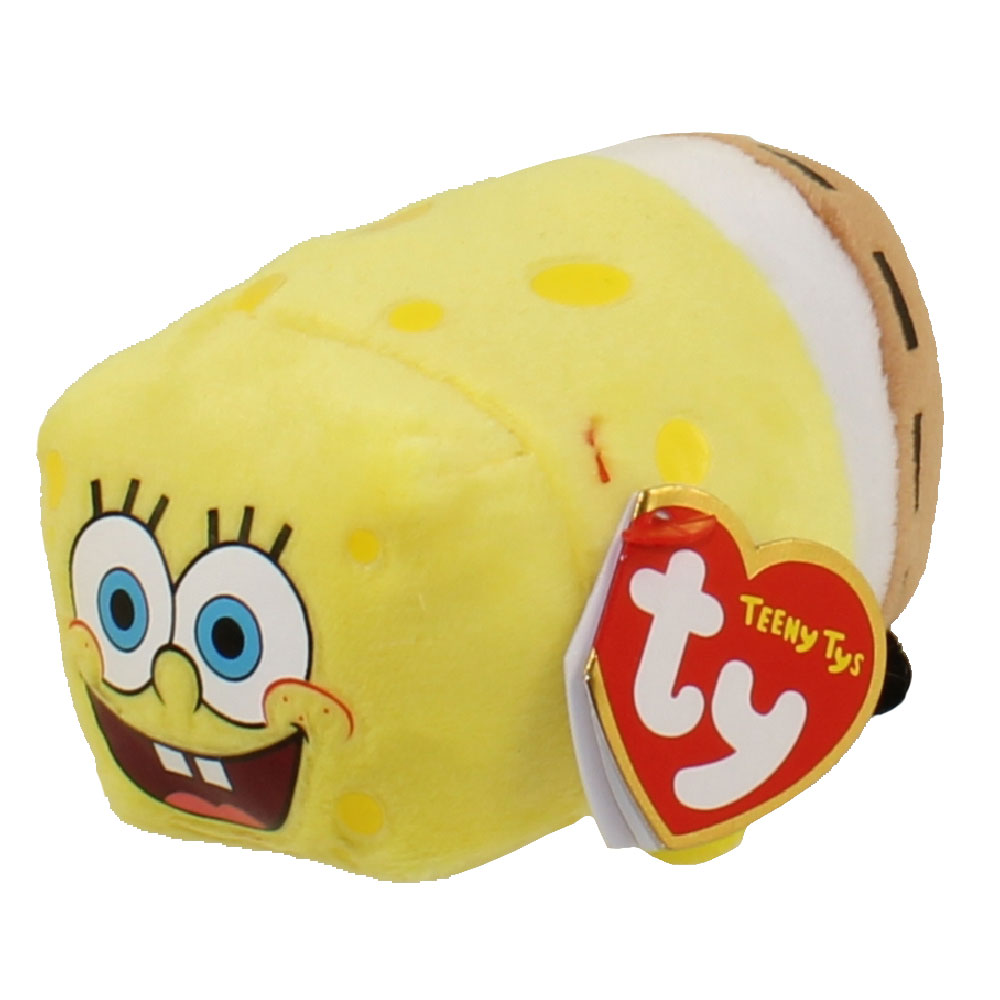 TY Beanie Boos - Teeny Tys Stackable Plush - Spongebob Squarepants - SPONGEBOB (4 inch)