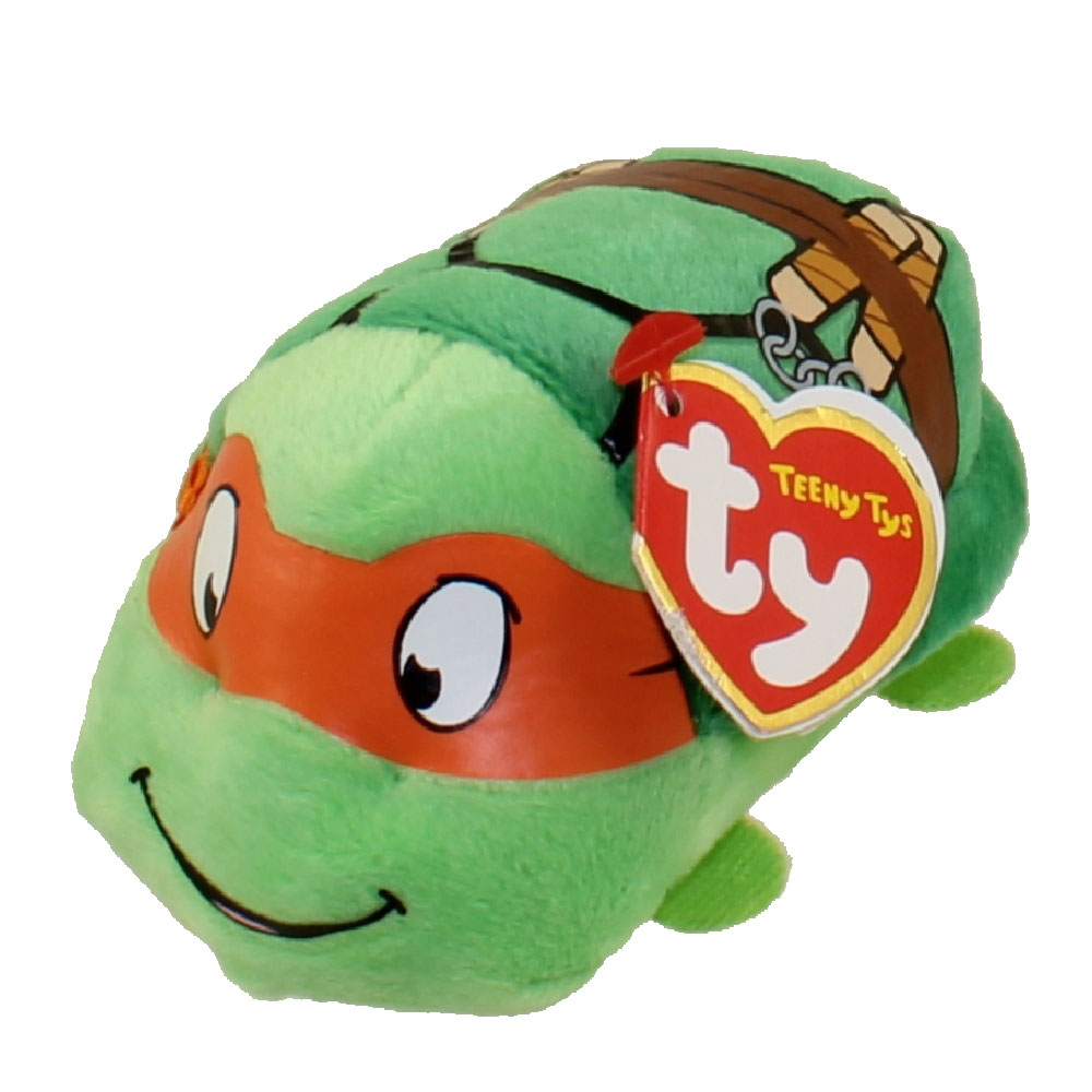 TY Beanie Boos - Teeny Tys Stackable Plush - TMNT - MICHELANGELO (4 inch)