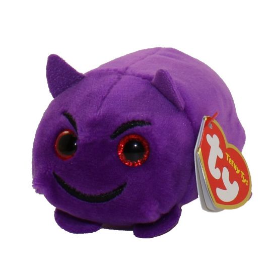 TY Beanie Boos Teeny Tys Stackable Plush Emoji DEVIL 4 inch
