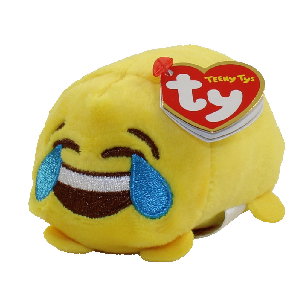 TY Beanie Boos - Teeny Tys Stackable Plush - Emoji - HAPPY (4 inch)