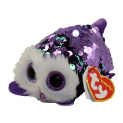 TY Beanie Boos - Teeny Tys Stackable Sequin Plush - MOONLIGHT the Owl (4 inch)