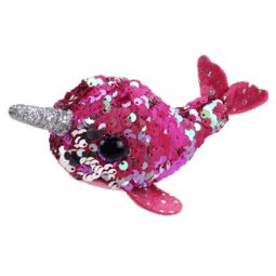 TY Beanie Boos - Teeny Tys Stackable Sequin Plush - NELLY the Narwhal (4 inch) TY Beanie Boos - Teeny Tys Stackable Sequin Plush - NELLY the Narwhal (4 inch)