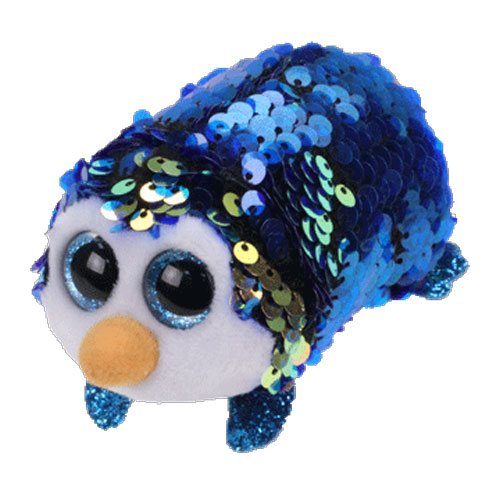 TY Beanie Boos - Teeny Tys Stackable Sequin Plush - PAYTON the Penguin (4 inch)