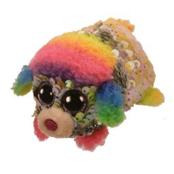TY Beanie Boos - Teeny Tys Stackable Sequin Plush - RAINBOW the Poodle (4 inch)