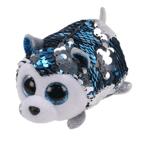 TY Beanie Boos - Teeny Tys Stackable Sequin Plush - SLUSH the Husky (4 inch)