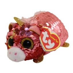 TY Beanie Boos - Teeny Tys Stackable Sequin Plush - SUNSET the Unicorn (4 inch)