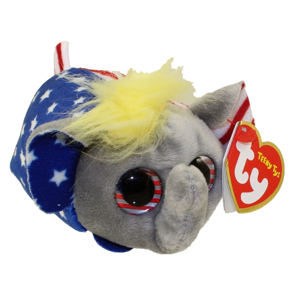 TY Beanie Boos - Teeny Tys Stackable Plush - VOTE REPUBLICAN the Elephant (3.5 inch)
