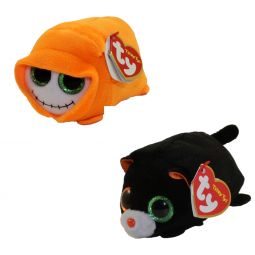 TY Beanie Boos - Teeny Tys Stackable Plush - Set of 2 (Trick & Treat) (4 inch) TY Beanie Boos - Teeny Tys Stackable Plush - Set of 2 (Trick & Treat) (4 inch)