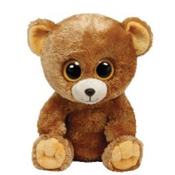 TY Beanie Boos - HONEY the Brown Bear (Solid Eye Color) (Regular Size - 6 inch) TY Beanie Boos - HONEY the Brown Bear (Solid Eye Color) (Regular Size - 6 inch)