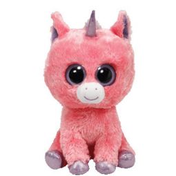 TY Beanie Boos - MAGIC the Pink Unicorn (Solid Eye Color) (Regular Size - 6 inch)