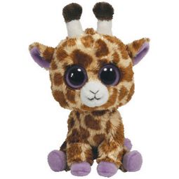 TY Beanie Boos - SAFARI the Giraffe (Solid Eye Color) (Regular Size - 6 inch)