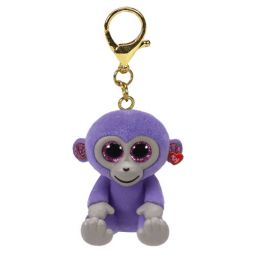 TY Beanie Boos - Mini Boo Collectible Clips - GRAPES the Monkey (2 inch)