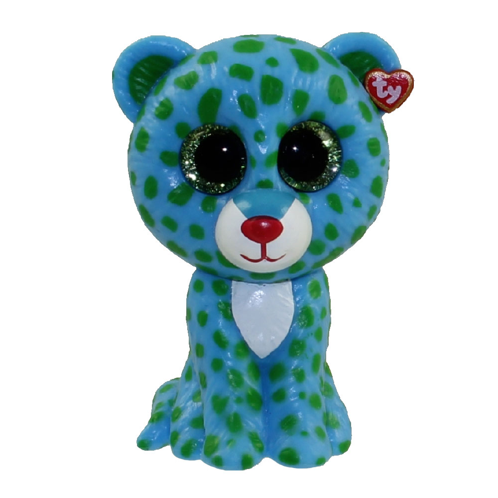 TY Beanie Boos - Mini Boo Figures - LEONA the Blue Leopard (2 inch)