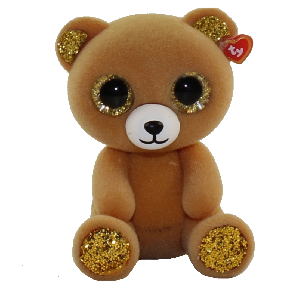TY Beanie Boos - Mini Boo Figures Series 3 - CRACKER the Brown Bear (2 inch)
