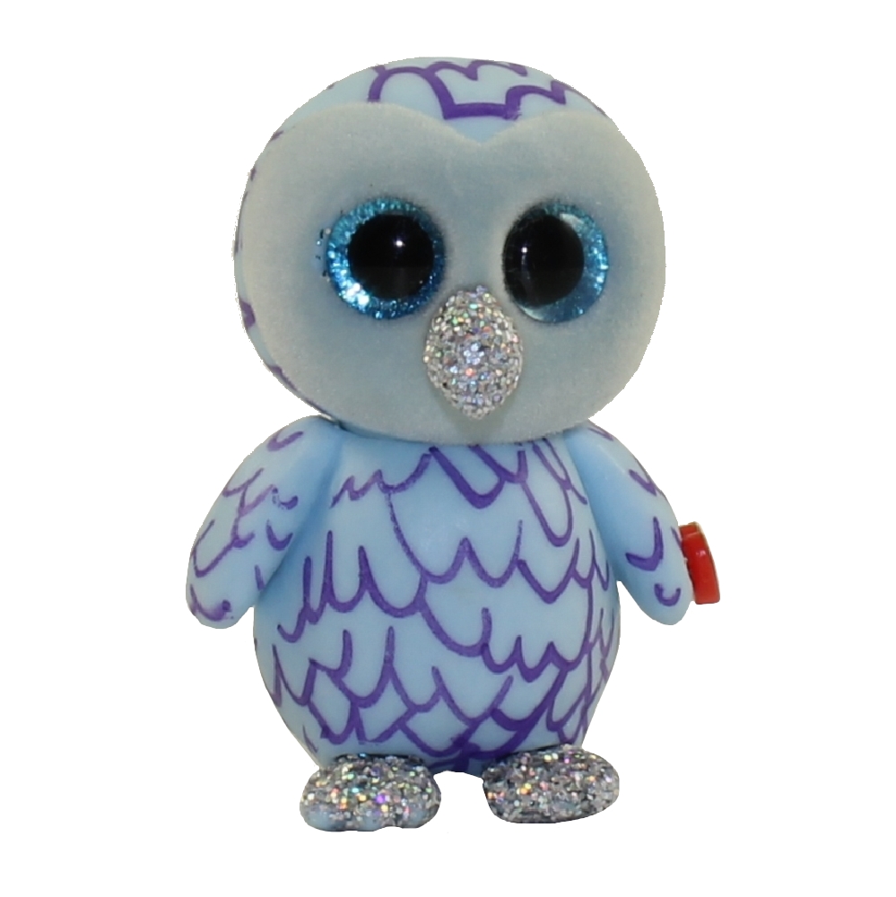 TY Beanie Boos - Mini Boo Figures Series 3 - OSCAR the Blue Owl (2 inch)