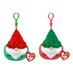 TY Beanie Boos - SET of 2 Christmas 2023 Releases (Topsy & Turvey)(Key Clips - 3.5 inch)