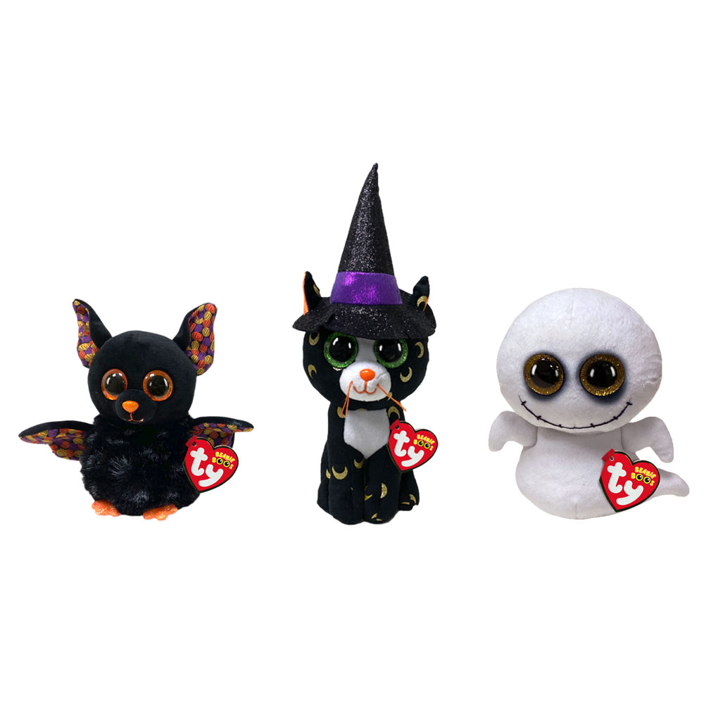 TY Beanie Boos - SET of 3 Halloween 2021 Releases (6 inch)(Radar, Pandora & Spike)