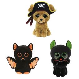 TY Beanie Boos - SET of 3 Halloween 2022 Releases (6 inch)(Oleander, Rowan & Mortimer)