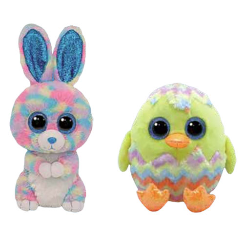 TY Beanie Boos - SET OF 2 EASTER 2023 RELEASES (Hops & Corwin)(Regular Size  - 6 inch)