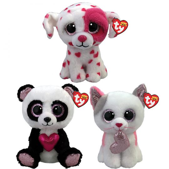 TY Beanie Boos - SET OF 3 Valentine's Day 2023 Releases (Beau