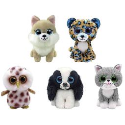 TY Beanie Boos - SET OF 5 Spring 2023 Releases (Sissy, Fergus, Whoolie, Cobalt & Honeycomb)