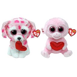 TY Beanie Boos - SET OF 2 Valentine's Day 2024 Releases [Rory & Gigi](6 inch)