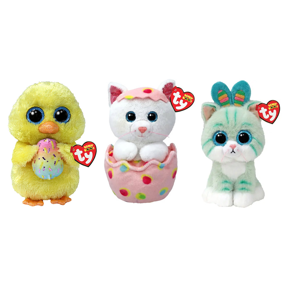 TY Beanie Boos - SET of 3 Easter 2025 Releases (6 inch) (Giggles, Gumdrop & Marigold)
