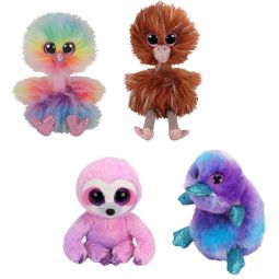 TY Beanie Boos - SET of 4 Spring 2019 Releases (Medium - 9 inch) (Zappy, Orson, Asha +1) (Pre-Order) TY Beanie Boos - SET of 4 Spring 2019 Releases (Medium - 9 inch) (Zappy, Orson, Asha +1) (Pre-Order)