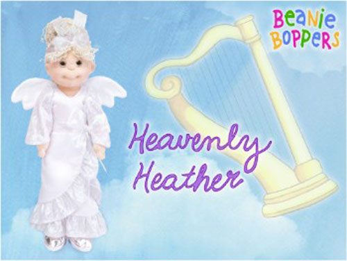 TY Beanie Bopper - HEAVENLY HEATHER (13 inch)