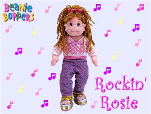TY Beanie Bopper - ROCKIN' ROSIE (13 inch)