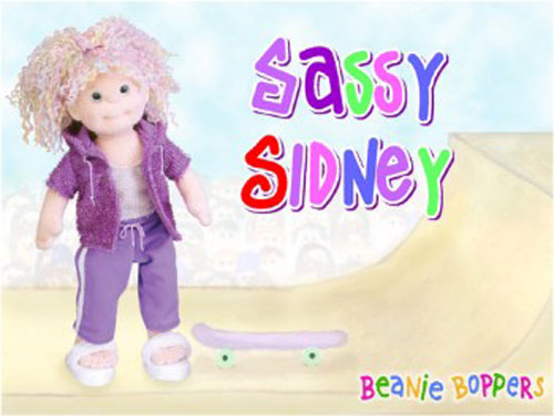 TY Beanie Bopper - SASSY SIDNEY (13 inch)