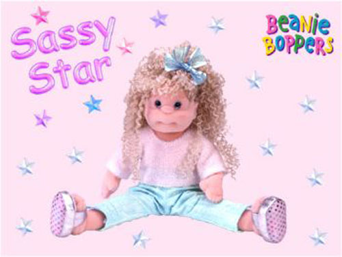 TY Beanie Bopper - SASSY STAR (13 inch)