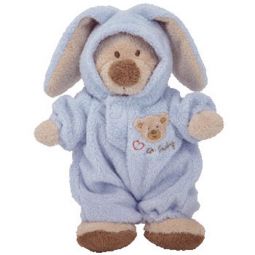 Baby TY - PJ BEAR (Blue) (Small w/ Removable PJ's - 7 Inches)