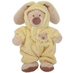 Baby TY - PJ BEAR (Yellow) (Small w/ Removable PJ's - 7 Inches)