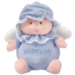 Baby TY - BLESSINGS TO BABY the Angel Bear (blue) (10 inch)