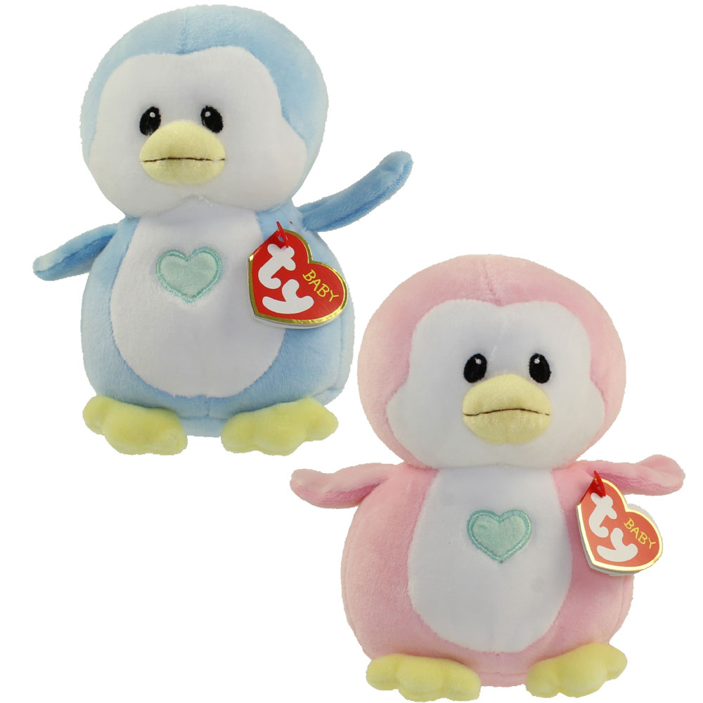 Baby TY - SET of 2 PENGUINS (Twinkles & Penny) (Regular Size - 7 inch)