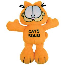 TY Bow Wow Beanies - GARFIELD the Cat Cat's Rule (7.5 inch)