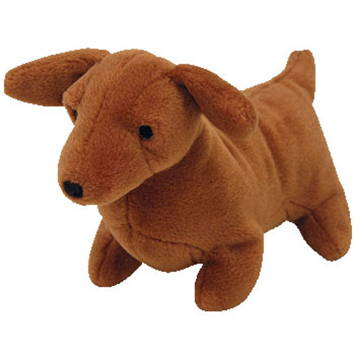 TY Bow Wow Beanies - WEENIE the Dog (7 inch)