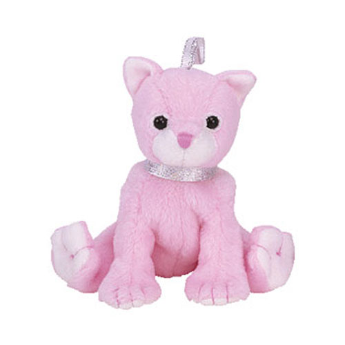 TY Basket Beanie Baby - CARNATION the Cat (4 inch)