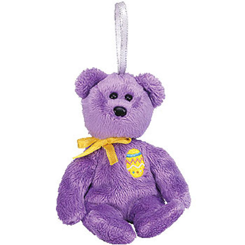 TY Basket Beanie Baby - EGGS 3 the Bear (5 inch)