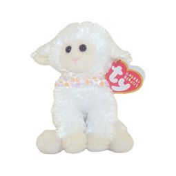 TY Basket Beanie Baby - FLEECIA the Lamb (4 inch)